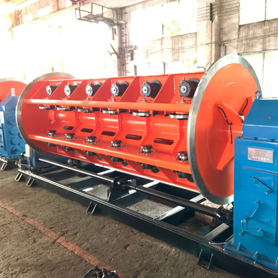 High performance rigid frame power cable making strander