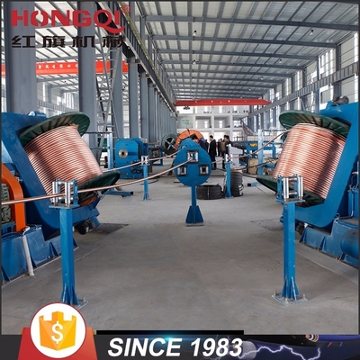 Electric Cable Manufacturing Machine Electric Cable Drum Type Twisting Machine For Immobilization / Armoring